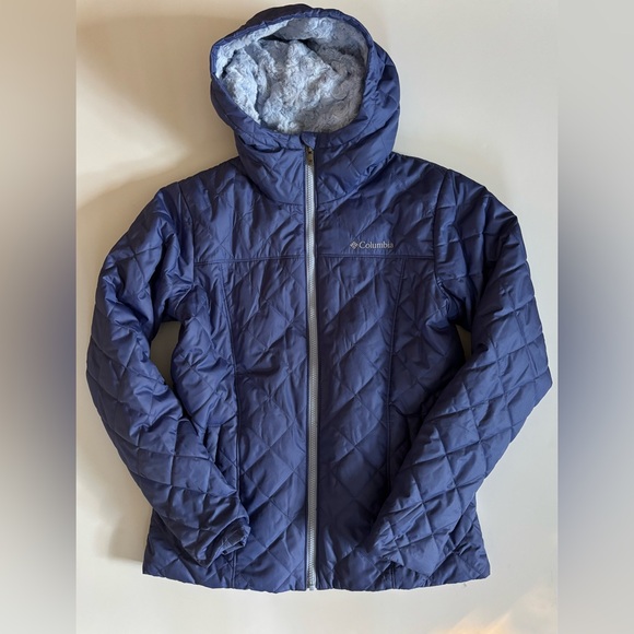 Columbia Copper Crest Quilted Woman’s Jacket - Blue - Size S - Picture 1 of 14
